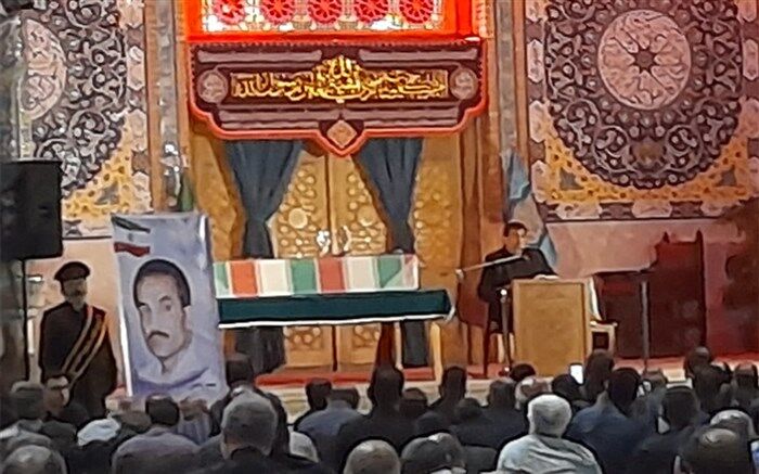 استقبال از شهید گمنام در مسجد مقدس جمکران