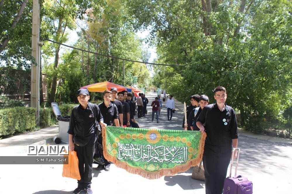 حضور دانش‌آموزان قمی در اردوی قطبی دماوند