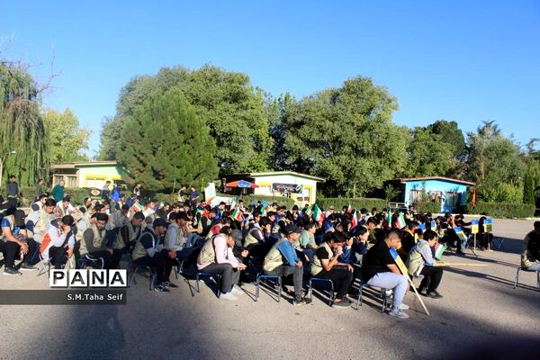 حضور دانش‌آموزان قمی در اردوی قطبی دماوند