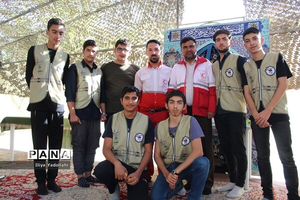 حضور دانش‌آموزان  شهر تهران در اردوی قطب 1 سازمان دانش آموزی