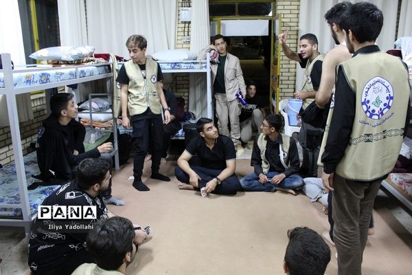 حضور دانش‌آموزان  شهر تهران در اردوی قطب 1 سازمان دانش آموزی