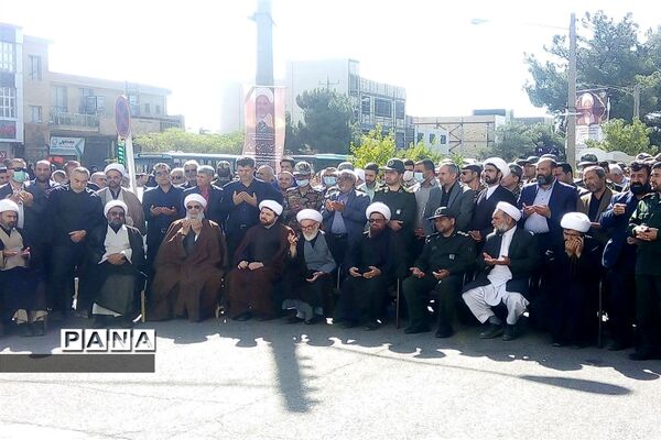 مراسم تشییع پیکر امام جمعه تربت جام حجه الاسلام والمسلمین میرزا حسین معتمدی فر