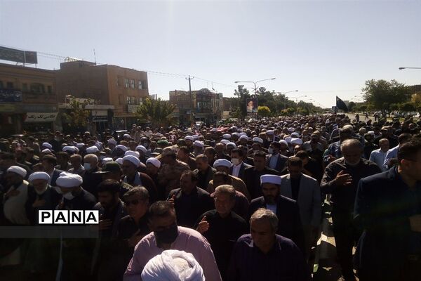 مراسم تشییع پیکر امام جمعه تربت جام حجه الاسلام والمسلمین میرزا حسین معتمدی فر