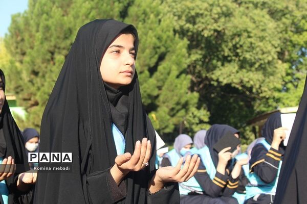 افتتاحیه اردوی قطبی دختران در اردوگاه دماوند