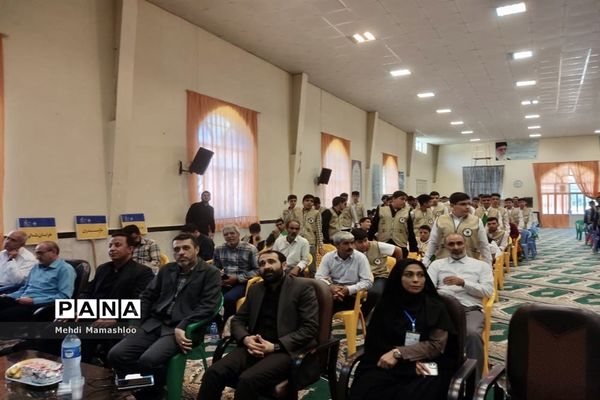 افتتاحیه اردوی قطبی پسران عضو سازمان دانش‌آموزی در استان گلستان