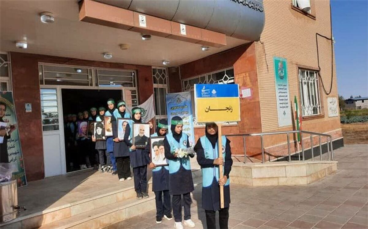 حضور فعال دانش‌آموزان دختر استان زنجان در اردوی قطبی