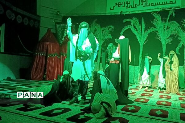 نمایش مذهبی قافله عشق در محمدشهر کرج