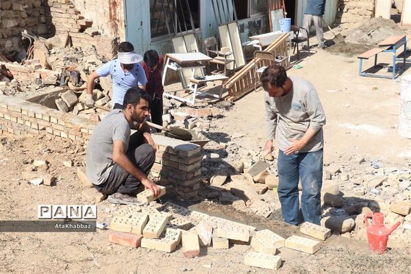 رزمایش جهادی عهد خدمت به همت دانشجویان بسیجی