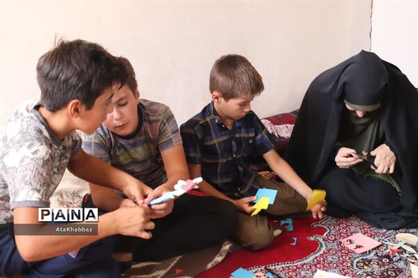 رزمایش جهادی عهد خدمت به همت دانشجویان بسیجی