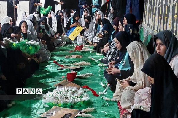 حضور اعضای دختر سازمان دانش‌آموزی البرز در اردوی قطبی دماوند