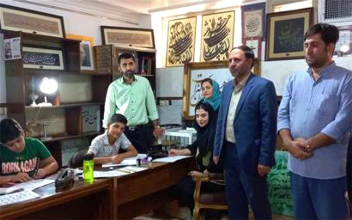 برگزاری بیست و یکمین دوره آزمون خوشنویسی در شهرستان قرچک