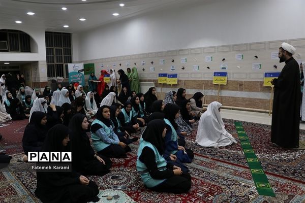 برنامه فرهنگی سوگواری حضرت رقیه (س) اعضای دختر سازمان دانش‌آموزی قطب 5 آذربایجان غربی