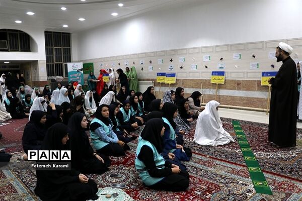 برنامه فرهنگی سوگواری حضرت رقیه (س) اعضای دختر سازمان دانش‌آموزی قطب 5 آذربایجان غربی