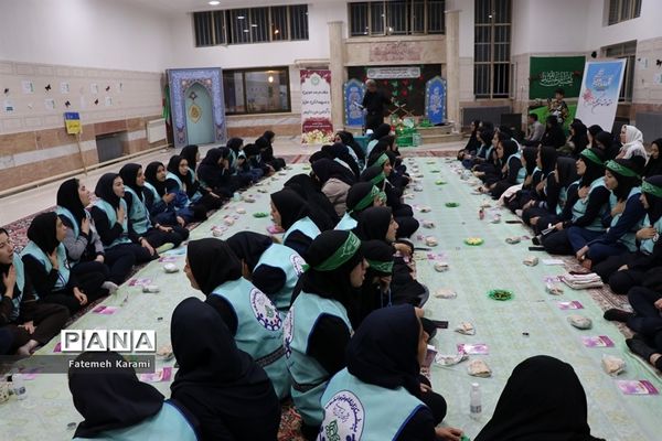 برنامه فرهنگی سوگواری حضرت رقیه (س) اعضای دختر سازمان دانش‌آموزی قطب 5 آذربایجان غربی