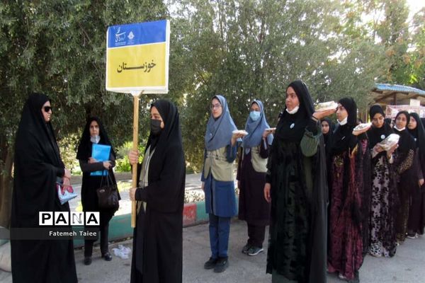 اولین روز حضور دانش‌آموزان خوزستان در اردوی قطبی لرستان