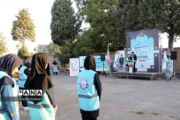 روز دوم اردوی قطبی اعضای دختر سازمان دانش‌آموزی قطب 5 آذربایجان غربی