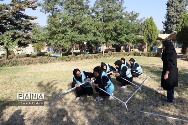 روز دوم اردوی قطبی اعضای دختر سازمان دانش‌آموزی قطب 5 آذربایجان غربی
