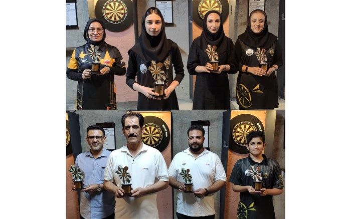 برگزاری مرحله پایانی لیگ برتر دارت بانوان و آقایان استان فارس