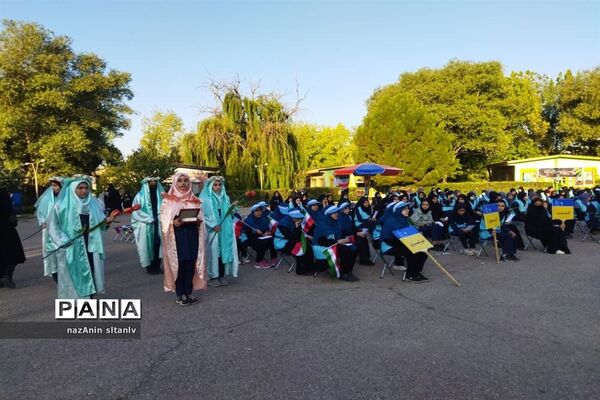 دانش‌آموزان اعضای سازمان دانش‌آموزی استان قزوین در اردوی قطبی