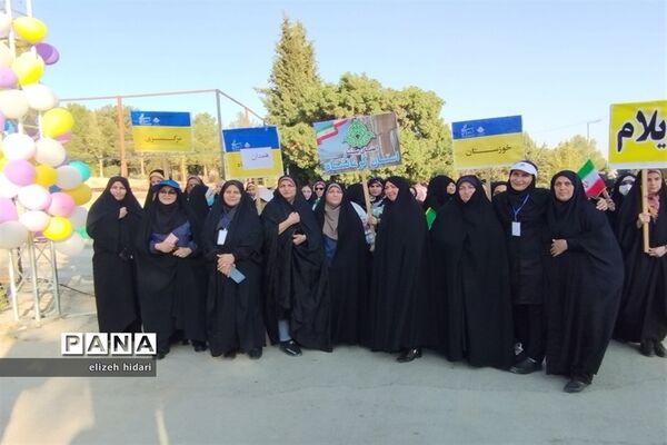 فعالیت‌های دانش‌آموزان کرمانشاهی در اردوی قطبی- لرستان