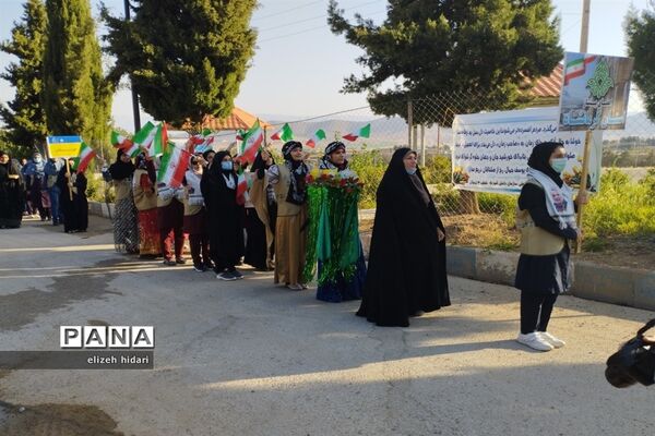 فعالیت‌های دانش‌آموزان کرمانشاهی در اردوی قطبی- لرستان