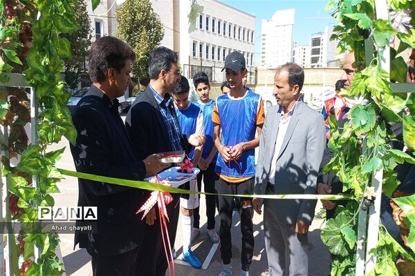 افتتاحیه زمین چمن مصنوعی