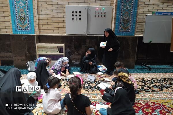 حضور خدام امام رضا در مسجد امام جعفر صادق (ع) منطقه ۱۳