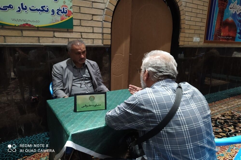حضور خدام امام رضا در مسجد امام جعفر صادق (ع) منطقه ۱۳