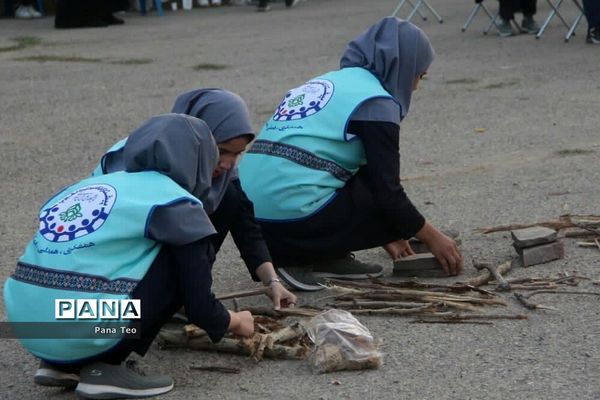 مراسم اختتامیه اردوی قطبی دختران اعضای سازمان دانش‌آموزی -اردوگاه دماوند