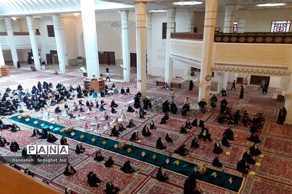 برپایی همایش دختران حسینی در حرم مطهر احمد بن موسی شاهچراغ (ع) شیراز ۲