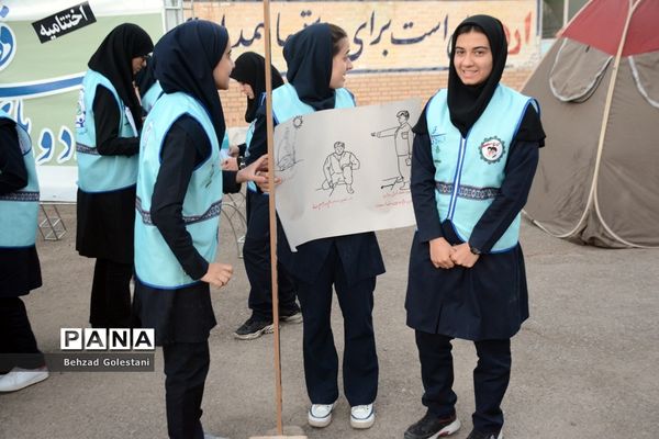 اختتامیه اردوی اعضای دختر سازمان دانش‌آموزی قطب 5 آذربایجان غربی