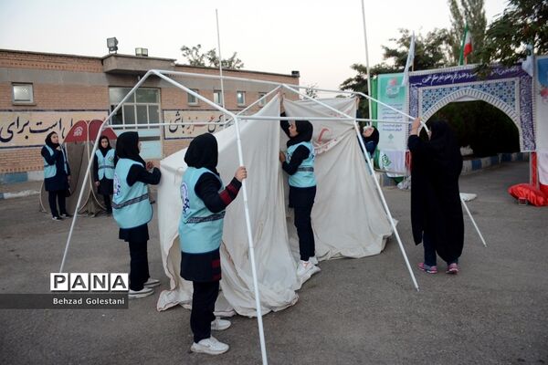 اختتامیه اردوی اعضای دختر سازمان دانش‌آموزی قطب 5 آذربایجان غربی