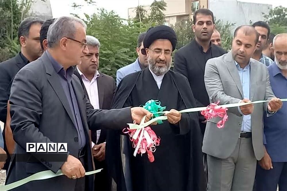 افتتاح پل بتنی در محمودآباد