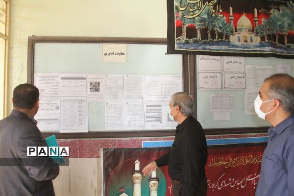 بازدید نمایندگان اداره‌کل آموزش و پرورش خوزستان از پروژه مهر مدارس شهرستان بهبهان