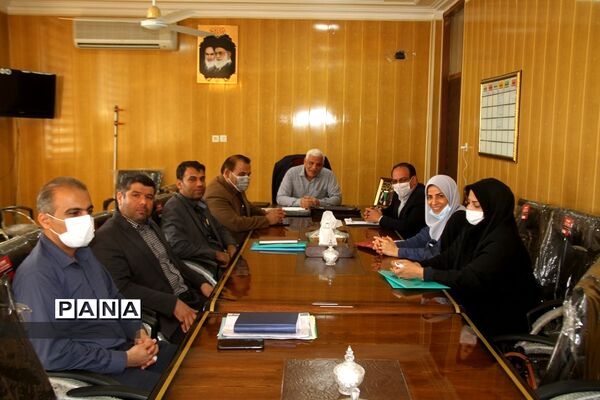 بازدید نمایندگان اداره‌کل آموزش و پرورش خوزستان از پروژه مهر مدارس شهرستان بهبهان