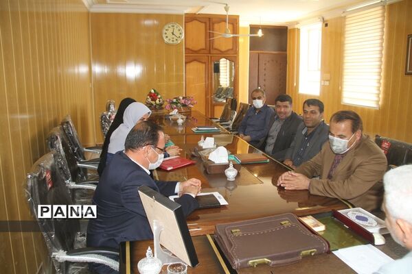 بازدید نمایندگان اداره‌کل آموزش و پرورش خوزستان از پروژه مهر مدارس شهرستان بهبهان