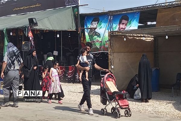 خدمت‌رسانی مواکب خدام اربعین حسینی در مرز شلمچه