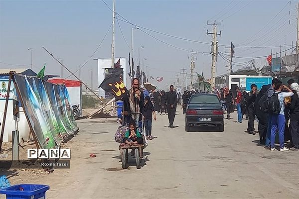 خدمت‌رسانی مواکب خدام اربعین حسینی در مرز شلمچه