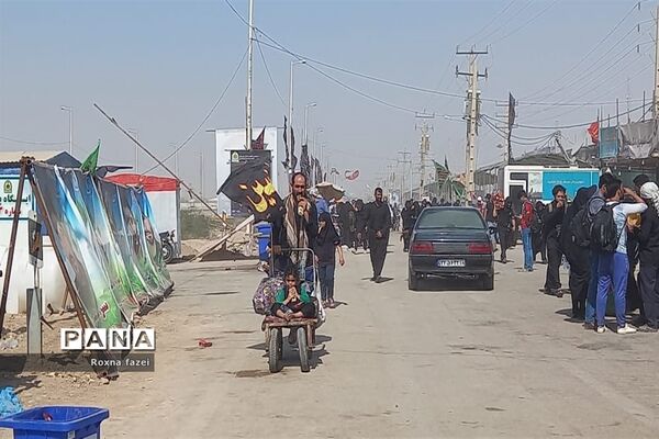 خدمت‌رسانی مواکب خدام اربعین حسینی در مرز شلمچه