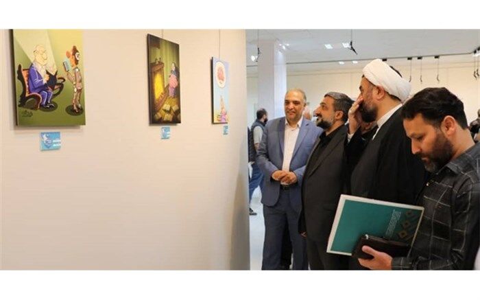 افتتاح نمایشگاه «نهضت سوادآموزی از دریچه هنر» در اردبیل