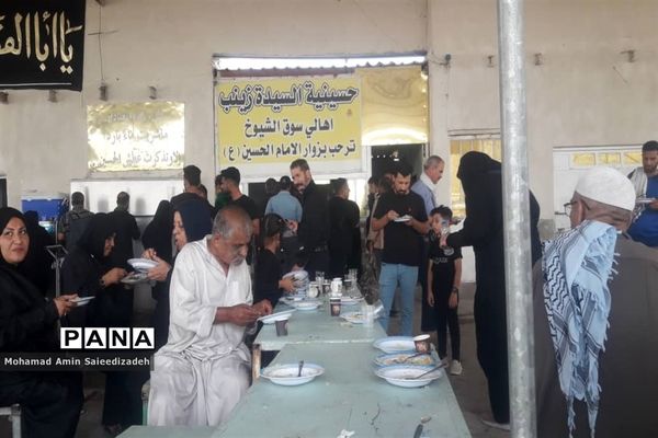 خدمت‌رسانی مواکب اربعین حسینی در عراق