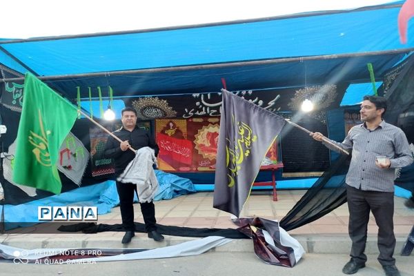 برپایی موکب سازمان دانش‌آموزی در شهرکرد