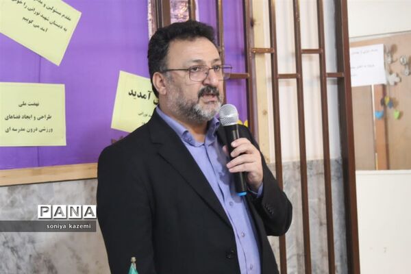 افتتاح کلاس درس تربیت‌بدنی دبستان تورانی ناحیه دو ساری