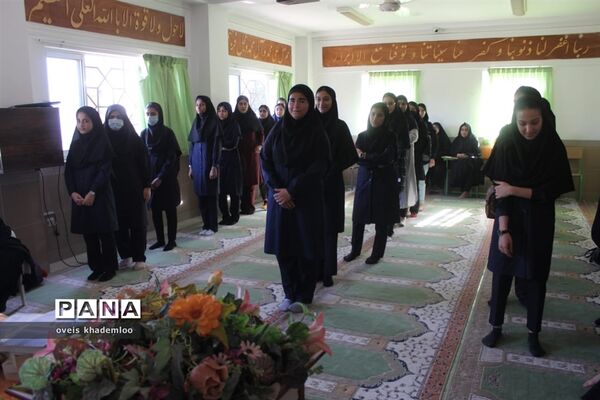 مانور بازگشایی مدارس در دبیرستان توحید
