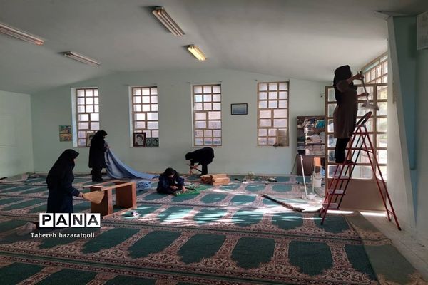 غبارروبی مدارس عصمت و نبوت صفادشت ملارد