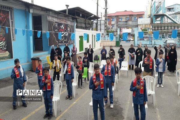 نواختن زنگ مانور بازگشایی مدارس شهرستان محمودآباد همزمان با سراسر استان مازندران