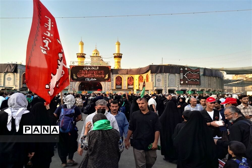 سیل عاشقان حسینی در کربلا