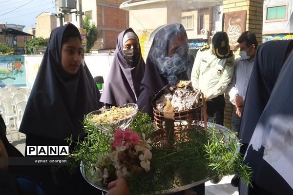 مانور بازگشایی مدارس قائمشهر