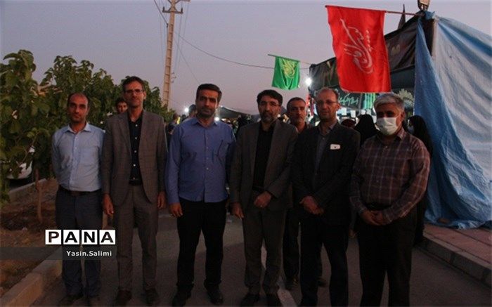 بازدید مدیرکل آموزش و پرورش استان چهارمحال و بختیاری از موکب سازمان دانش‌آموزی