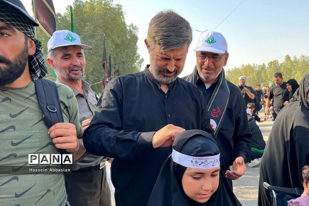 برپایی موکب‌های خدماتی کشورهای مختلف در مسیر نجف به کربلا